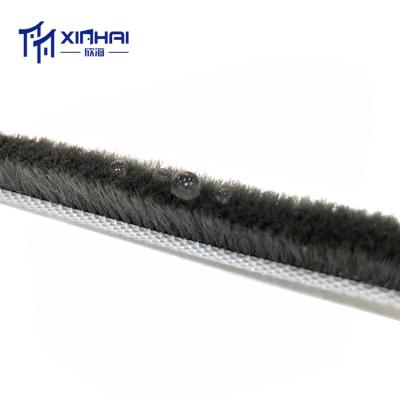 China Durable 2 Roll Package 7x8 Sliding Door Brush Seals Door Strip Brush Sealing Strip for sale