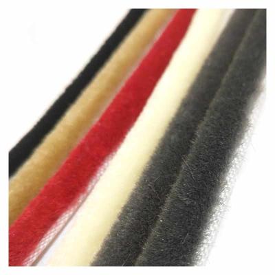 China Installation / Easy Eco-friendly / Durable / High Quality / Waterproof Cardboard Package Door And Window Sealing Strip Anti Dust Woo Pile Caulking Door Seal for sale