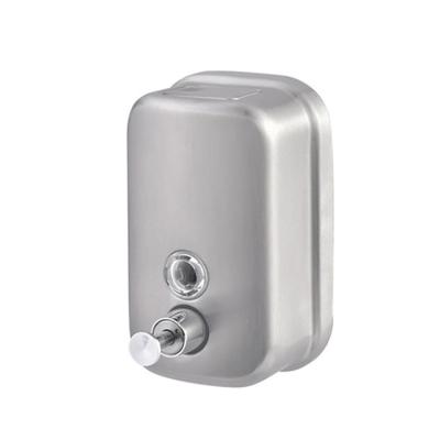 China Manual Foam Soap Dispenser Stainless Steel Soap Dispenser For Washroom for sale