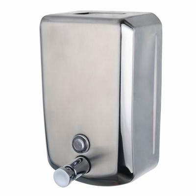 China Wholesale Foam Soap Dispenser Price Wall Metal Stainless Steel Hotel Liquid Soap Dispensers 1500ML Large Capacity for sale