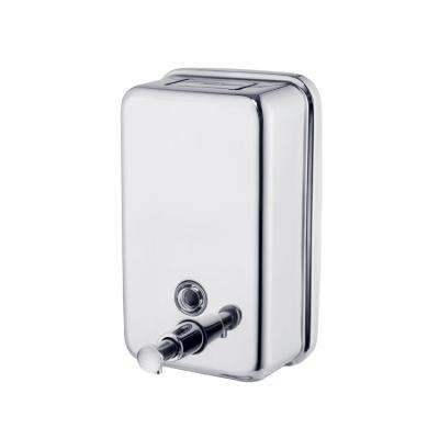 China Foam Wall Mounted Brushed Soap Dispenser 1200ml SUS304 Stainless Steel Soap Dispenser for sale