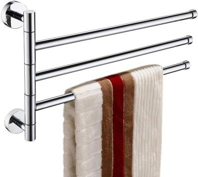 China 2021 New Fashion Towel Rail Shelf Stainless Steel Wall Mounted Towel Rack for sale