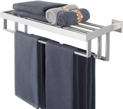 China Fashion Bathroom Toilet Towel Rack Towel Shelf with 3 Towel Racks for sale