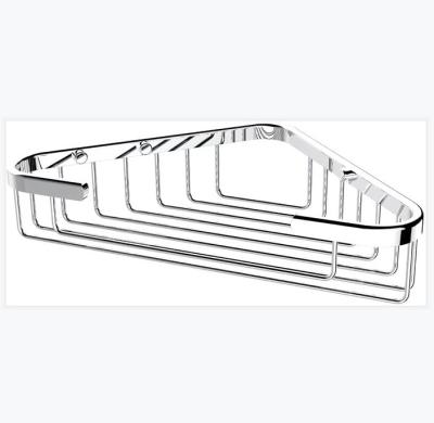 China Wall Mounted Type Bathroom Stainless Steel Triangle Soap Basket for sale