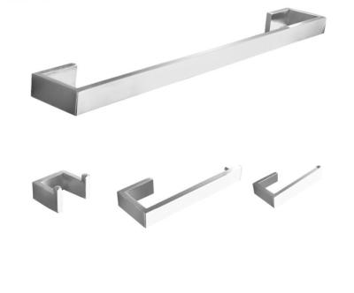 China Modern Brushed Stainless Steel Bathroom Accessories Hardware Pendant Set Of 4 Pieces for sale