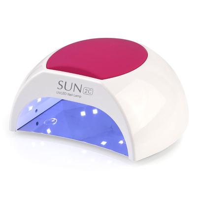 China Dropshipping Service Sun2C UV Gel 33 Dual Beads 48W Light Source Gel Nail Polish Smart Wireless Nail Dryer Dual Led UV Nail Lamp for sale