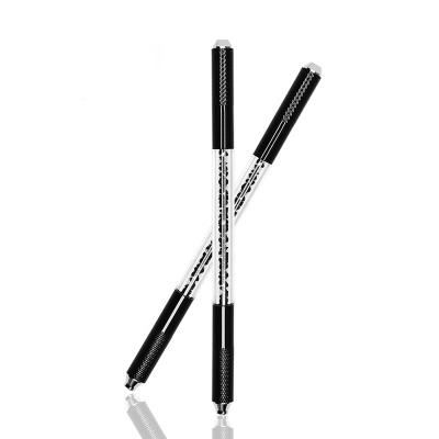 China Wholesale Permanent Tattoo Pen Double Heads Crystal Microblading Manual Pen With Blades And Makeup Shader for sale