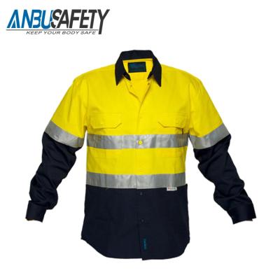 China Yellow Fire Proof Winter Construction Safety Jackets for sale