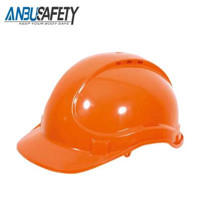 China Orange Industrial Protective Gear Helmet for sale