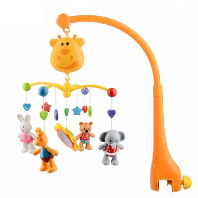 China Safe Ratchets Animal Wholesale Adjustable Musical Box High Contrast Durable Supply Felt Movable Doll Crib Toys For Babies for sale