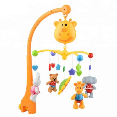 China Safe Remote Control Adjustable Animal Supplies Wholesale Doll Musical Box Crib Adjustable Felt Movable Toys For Babies for sale