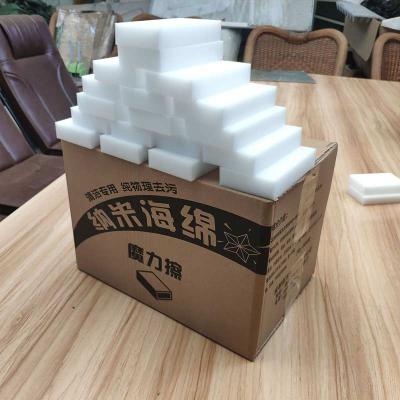 China Amazon Hot Sale 10*6*2cm Melamine Kitchen Nano Magic Foam Eco-Friendly Gum Foam Cleaning Sponge Pads for sale