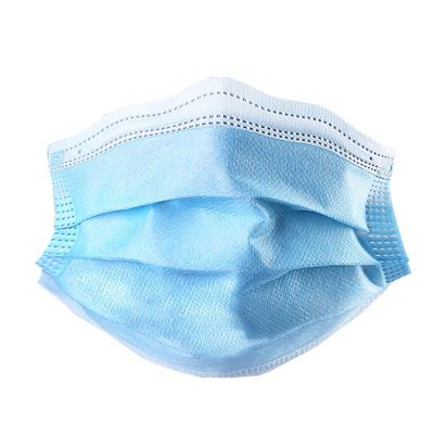 China Comfortable Fit Elastic Ear-loops 3ply Dust Mouth Disposable Face Mask for sale