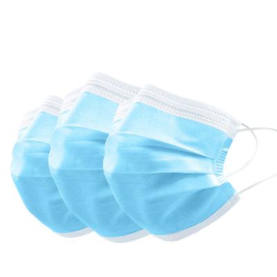 China Comfortable Fit Factory Supply Disposable 3ply Face Mask With Earloop for sale