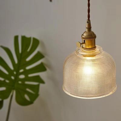 China Modern Office Kitchen Brass Bar Living Room Pendant Hanging Light Indoor Dining Room Glass Hit Lamp for sale