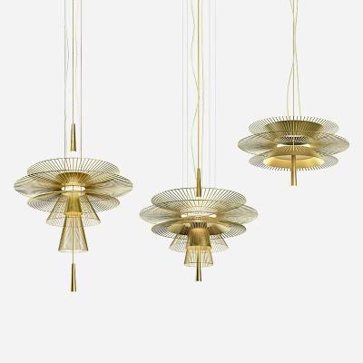 China Modern Minimalist Luxury Modern Bedroom Foyer Living Room Chandelier Pendant Light Ceiling Lamp for sale