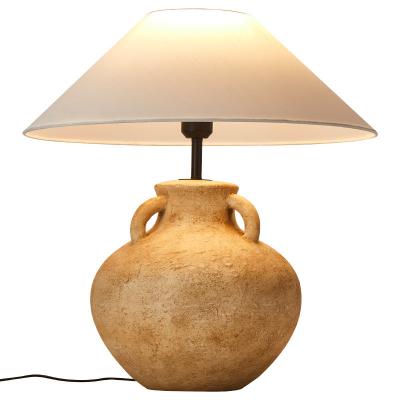 China Modern Chinese Vintage Retro Mushroom Table Lamp Decorative Designer Dining Desk Lamp for sale