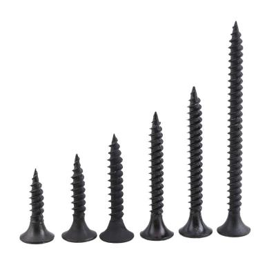 China Round HEX Carbon Steel Screw Head Phillips Headed Black Self Tapping Screw for sale