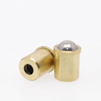 China High purity brass pastic brass body plunger stainless steel ball spring plunger for sale