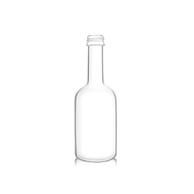 China Newest Modern Wine Liquor Glass Bottle Cork 500ml Whiskey Bottle for sale