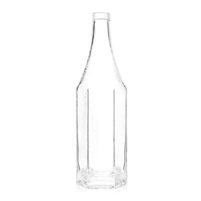 China Custom Clear Glass Frosted 200ml Bottle From China Professional Wine Manufacturer for sale