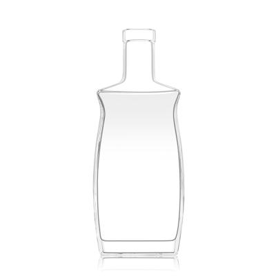 China Spirits Square Glass Bottle Shape Glass Custom Bottle For Liquor for sale