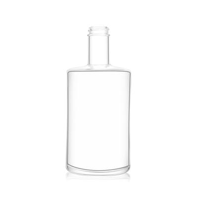 China Spirits China Borosilicate Glass Bottle Double Frosted Glass Bottle Transparent for sale