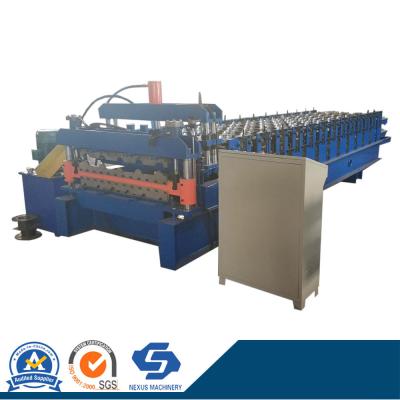 China                  Ce Certificate Double Layer Metal Roofing Sheet Glazed Tile Roll Forming Machine              for sale