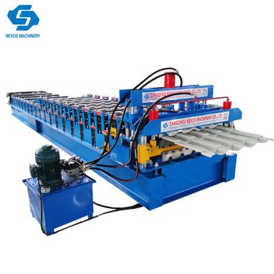 China                  Zimbabwe Q-Tile Sheet Versatile Making Machinery Widespan Roof Step Tile Sheeting Roll Forming Machine              for sale