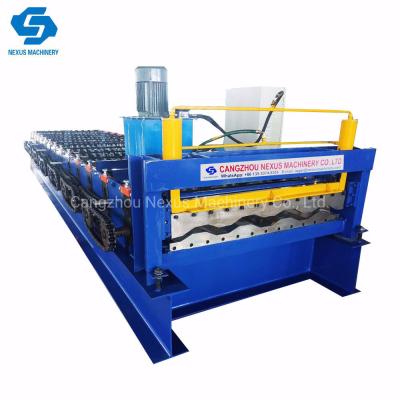 China                  Nexus Container Panel Board Roll Forming Machine Truck Panel Sheet Making Machine              for sale