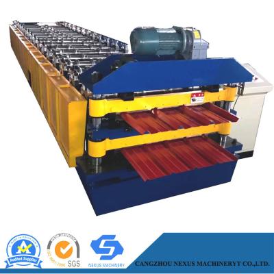 China                  2019 New Style Metal Galvanized Dual Level or Double Layer Roofing Sheet Roll Forming Machine              for sale