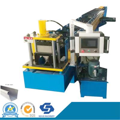 China                  Aluminum Rain Water Gutter Making Machine/Galvanized Gutter Roll Forming Machinery              for sale