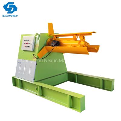 China                  Nexus 5 Tonnes Hydraulic Uncoiler Automatic Electric Decoiler Machine              for sale