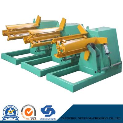 China                  Motorized Unwind Shaft Sheet Metal Coil Steel Strip Mandrel Uncoiler Manual Decoiler for Press Machine              for sale