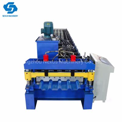 China                  Ibr Roofing Sheet Roll Forming Machine for Processing Galvanized Steel Exported to South Africa              for sale