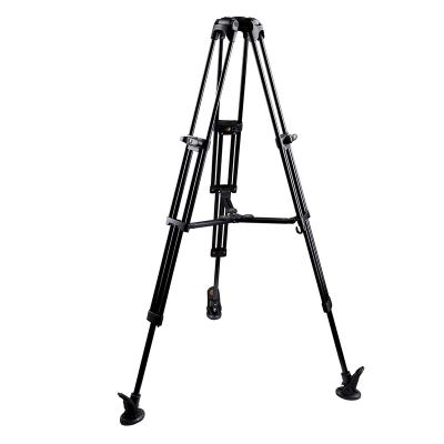 China E-IMAGE GA752 Video Camera Professional 75mm Aluminum Two Stage Video Tripod for sale