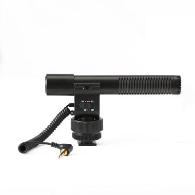 China On-Camera Microphone E-IMAGE DS-18 DS18 Directional Dslr Condenser On Camera Video Interview Shotgun Microphone For Camcorder for sale