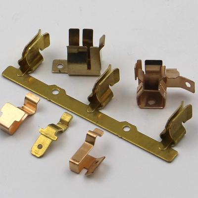 China Engineering / metal fittings company transportation / communication fabrication stamping custom brass parts accessories for sale