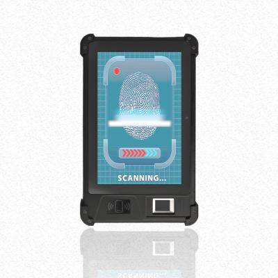 China HF-FP08 Touch Screen Rugged Waterproof Handheld WifiTablet PC With Fingerprint Reader for sale