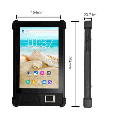 China HF-FP08 Touch Screen Rugged Waterproof Handheld Tablet PC With Fingerprint Reader Easy To Secondary Development for sale