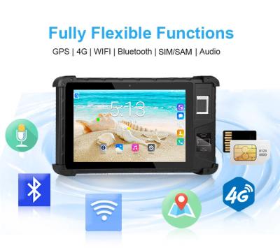 China HF-FP08 Touch Screen Rugged Waterproof Handheld Tablet PC Capacitive Panel, Multi-Point Touch, With Fingerprint Reader for sale