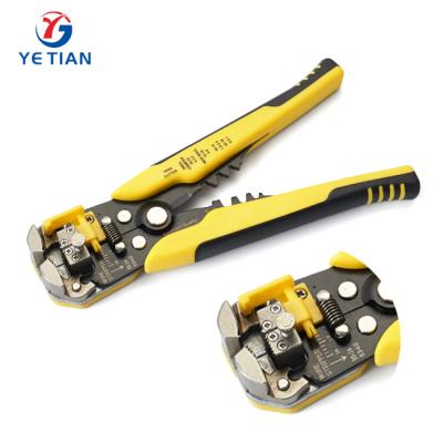 China Insulated Terminal Crimping PLIERS STRIPPERS Cable Pliers Wire Cutter Pliers Carbon Steel Soft Carbon Steel Imperial Exterior Plastic Key Handle for sale