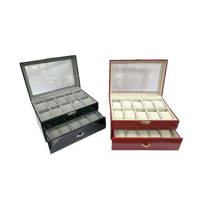 China Modern Watch Packaging Wholesale OEM High Quality Custom Black Wooden Watch Box For Watch à venda