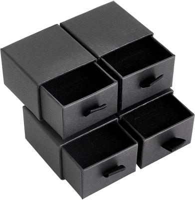 China Jewelry Storage Display Drawer Design Cardboard Jewelry Gift Small Set For Rings And Earrings for sale