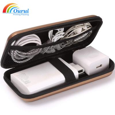 China Fashion Hard Shell Carrying Tool Box Small Eva Case For Earphone /wire/USB Cable for sale