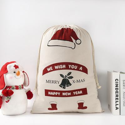 China Ecological; 2021 Christmas Reusable Bulk Promotional Christmas Gift Bag Wholesale Christmas Decoration for sale