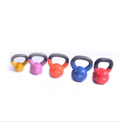 China China Manufacture Universal Gym Fitness Wholesale Vinyl Coated Kettlebells Color Vinyl Kettlebell for sale