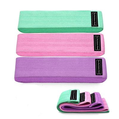 China Yoga Exercise Women Hip Strength Training Cloth Booty Bands, Wide Hip Home Circle Fitness Anti Slip Exercise Resistance Bands for sale