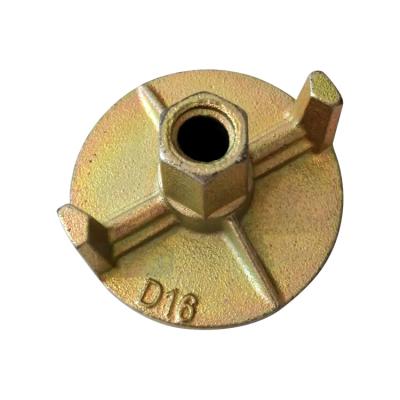 China Hebei Factory Price Formwork Bolt Nut Contemporary Link Rod Wing NutD16/D100mm for sale