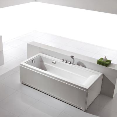 China Jakuzi Outdoor Freestanding Tub Double Side Acrylic Skirted Bathtubs (Left Skirted) FICO Soaking Tubs for sale